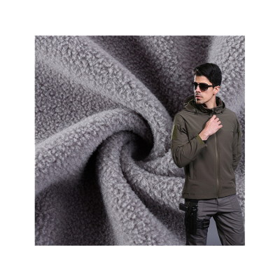 High quality 100% polyester polar fleece fabric two side brushed single side anti pilling polar fleece fabric